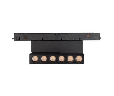 Трековый магнитный светильник Arlight MAG-ORIENT-DOTS-FOLD-S195-6W Day4000 (BK, 30 deg, 48V, DALI) 041529
