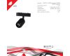 Трековый магнитный светильник (CCT+SMART) Reluce 13009-9.3-001UR magnetic Led7W BK CCT+SMART