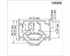 Шинопровод для монтажа в натяжной потолок (гарпунная система) Novotech Shino Flum 135355