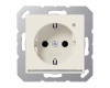 Розетка Schuko с LED подсветкой Jung A1520-OLNW