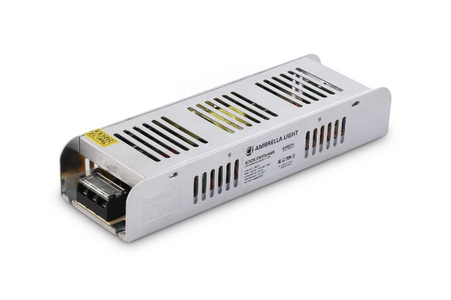 Блок питания с EMC для светодиодной ленты Ambrella Light Illumination 200Вт DC12В 16,7A IP20 GS8654