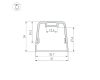 Профиль с экраном Arlight LINE-D-3734-2000 TETRA OLIVE GREY+OPAL 055098