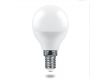 Лампа светодиодная Feron E14 6W 2700K шар матовый LB-1406 38065