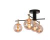 Потолочный светильник Escada Celeste 120007/5R Black/Amber ES0000080