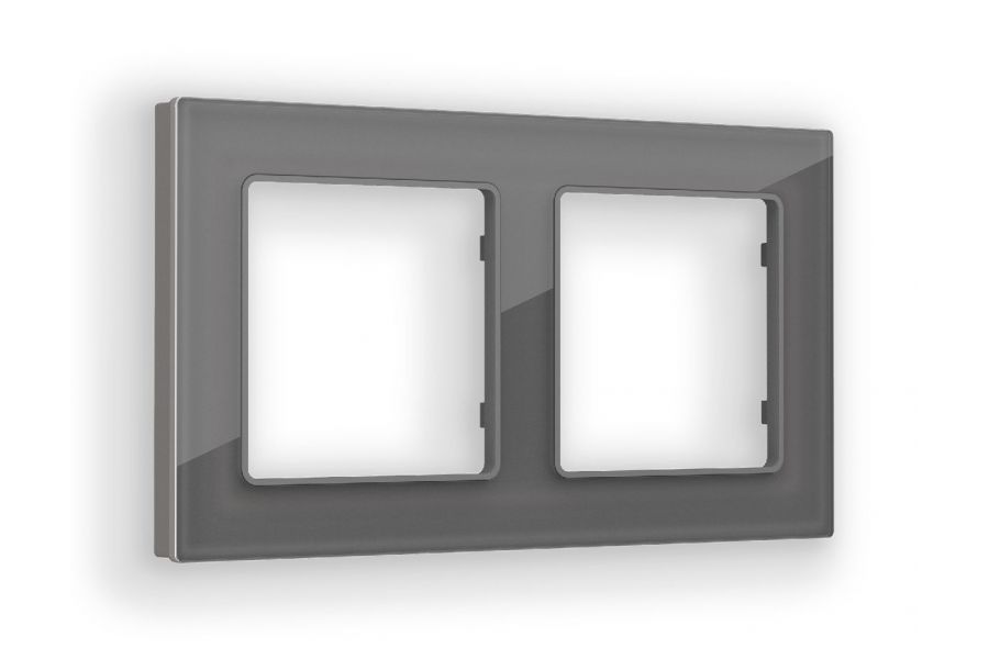 Рамка двухместная Ambrella Volt Platos AF330652
