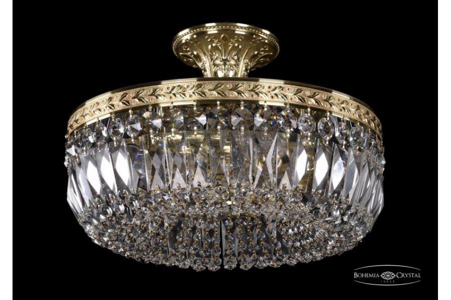 Люстра на штанге Bohemia Ivele Crystal 19041/35IV G