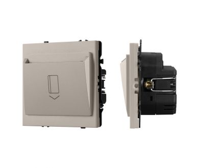 Выключатель карточный магнитный софт-тач кашемир Arlight SWT-CRD-SFPL-CA (250V, 25A) 064814