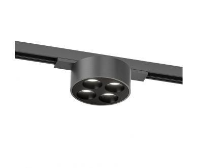 Трековый однофазный светильник Denkirs Shine grill DK5772-DN