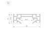 Профиль-держатель Arlight LGD-STRETCH-2TR-2000 040059
