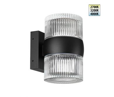 Уличный настенный светильник с переключателем цв. температуры Novotech Street Estima 359718