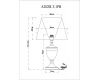 Настольная лампа Arte Lamp Radison A2020LT-1PB