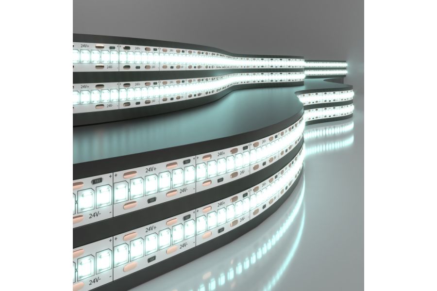 Светодиодная лента Elektrostandard 24V 24W 240Led 2835 IP20 холодный белый, 5м 4690389167645
