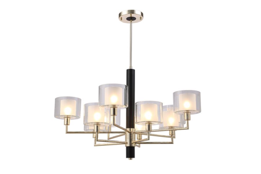 Люстра на штанге Crystal Lux MAESTRO SP-PL5+5 GOLD
