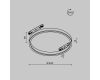 Трековый магнитный светильник Maytoni Rim TR227-2-24W4K-B
