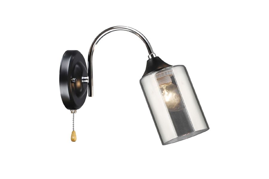 Бра IMEX MD.2195-1-W-BK+CH