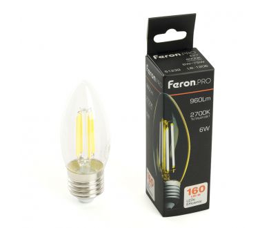 Светодиодная лампа Feron LB-1206 E27 6W 2700K 51238