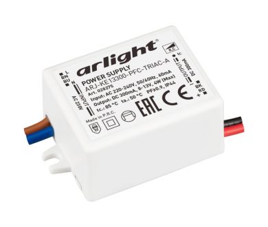 Блок питания Arlight ARJ-KE13300-PFC-Triac-A (4W, 300mA) 028275