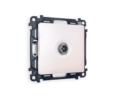 Комплект механизма TV розетки оконечной 50-870 MHz 1dB Ambrella Volt Alfa MA213010