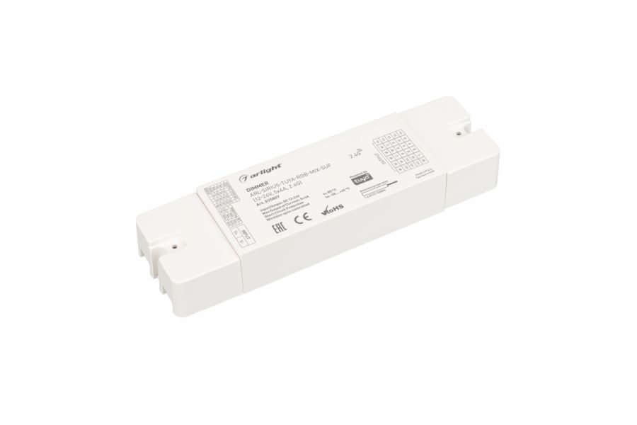 Диммер Arlight ARL-SIRIUS-TUYA-RGB-MIX-SUF (12-24V, 5x4A, 2.4G) 035807