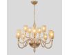 Подвесная люстра Crystal Lux SILVESTRO SP12 AMBER