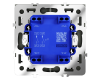 Выключатель двухклавишный Voltum S70 VLS020107 (графит)
