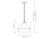 Подвесной светильник Feiss Cadence FE-CADENCE-2P-MB