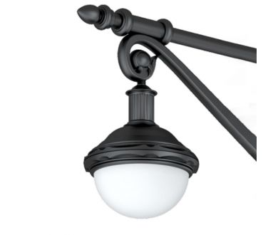 Уличный консольный светильник Arlight OXOR-AMPIL-BUE-495x500-150W Day4000 (BK, 120 deg, 230V) 052448