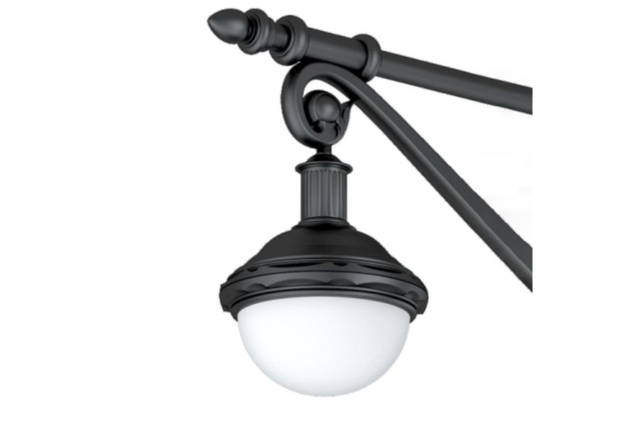 Уличный консольный светильник Arlight OXOR-AMPIL-BUE-495x500-150W Day4000 (BK, 120 deg, 230V) 052448