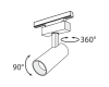Трековый светильник Maytoni Track lamps TR019-2-15W3K-B