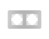 Рамка на 2 поста алюминиевая Arlight FRM-AKIRY-SFAL-2-SR 049737