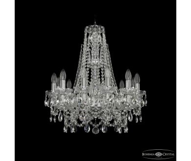 Подвесная люстра Bohemia Ivele Crystal 1411/12/195/XL-65 Ni