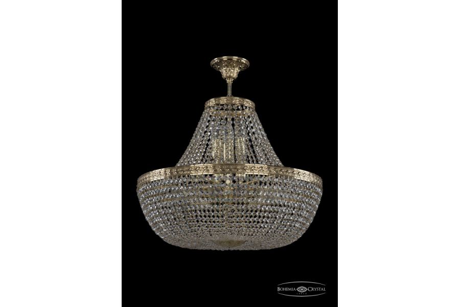 Люстра на штанге Bohemia Ivele Crystal 19051/H1/55IV G