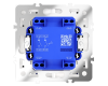 Выключатель с самовозвратом двухклавишный Voltum S70 VLS020602 (белый матовый)