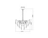 Подвесная люстра Arte Lamp Lilly A4070LM-9GO