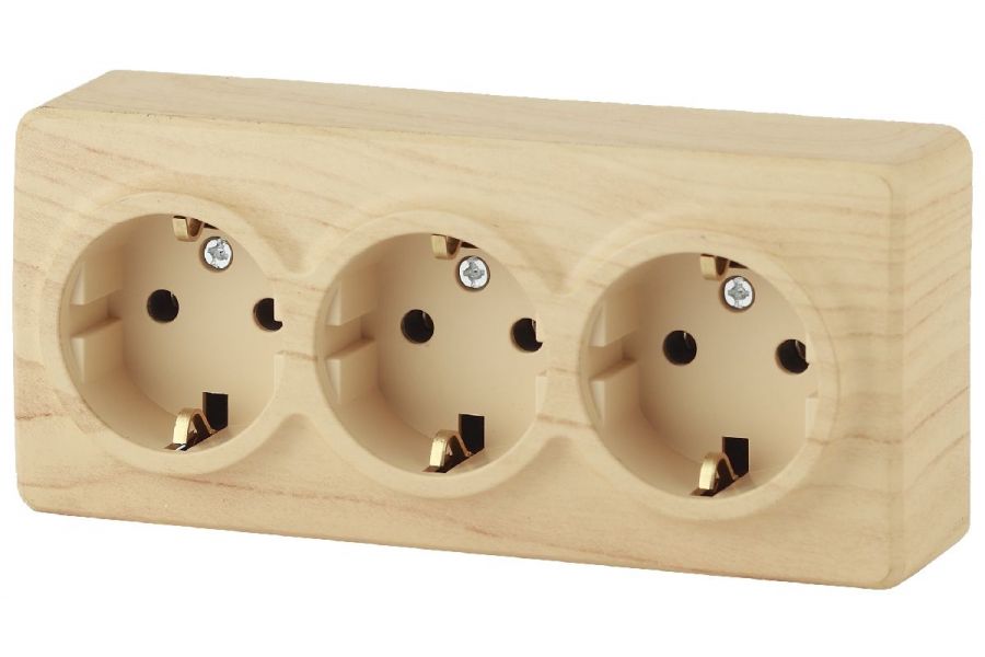 Розетка 2P+E Schuko Эра 11-2208-11 Б0020702