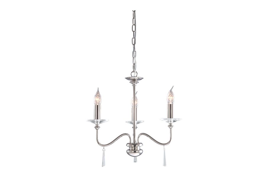 Подвесная люстра Elstead Lighting Finsbury park FP3-POL-NICKEL