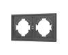 Рамка пластиковая на 2 поста Arlight FRM-TENDO-SFPL-2-GR 054648