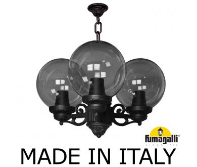 Уличный подвесной светильник Fumagalli Globe 250 G25.120.S30.AZF1R