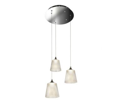 Купить Подвесная светодиодная люстра iLedex Flora WD8007-3 CR Подвесная светодиодная люстра iLedex Flora WD8007-3 CR