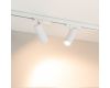 Трековый трехфазный светильник Arlight LGD-ARTEMIS-TRACK-4TR-R55-12W Warm2700 (WH, 8-80 deg, 230V, DALI) (IP20 Металл) 062277