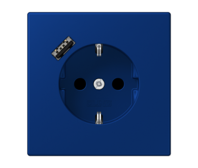 Купить Розетка 2K+З USB Typ A Jung LC1520-18A261 Розетка 2K+З USB Typ A Jung LC1520-18A261