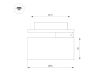 Встраиваемый спот Arlight LGD-POT-BUILT-R85-12W Warm3000 (BK, 100 deg, 230V) 045776
