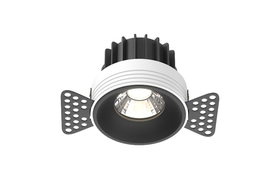 Встраиваемый светильник Maytoni Round DL058-12W4K-TRS-B