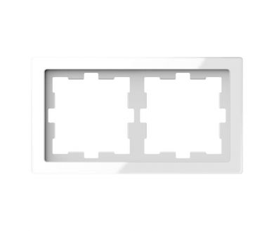 Рамка 2-постовая Schneider Electric Merten D-Life MTN4020-6520
