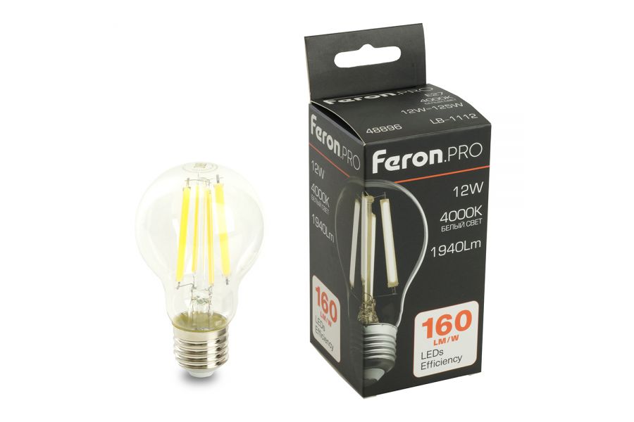 Светодиодная лампа Feron LB-1112 E27 12W 4000K 48896