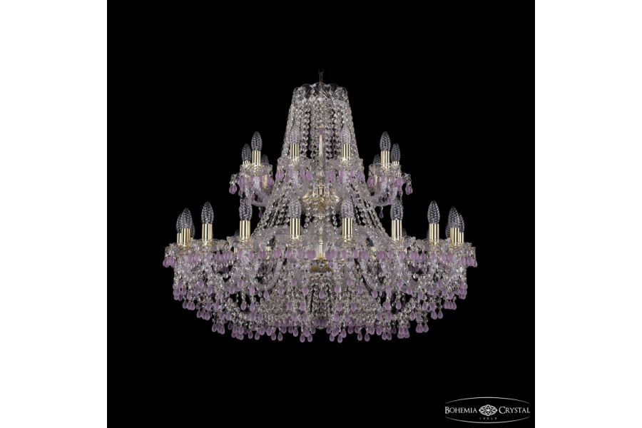 Подвесная люстра Bohemia Ivele Crystal 1410/20+10/360/2d G V7010