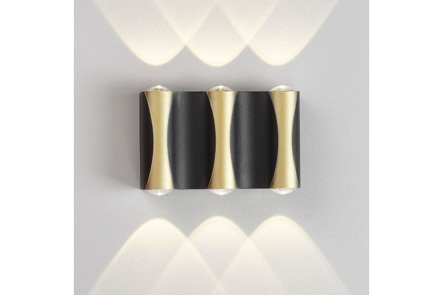 Уличный настенный светильник Crystal Lux CLT 022W3 BL-GO 4000K