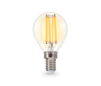 Филаментная светодиодная лампа Ambrella Light Bulbing E14 15W 2700K шар 451533