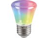 Лампа светодиодная Feron LB-372 Колокольчик прозрачный E27 1W RGB плавная смена цвета 38134