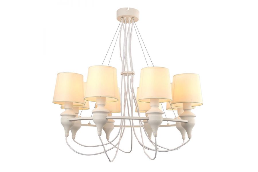 Подвесная люстра Arte Lamp Sergio A3326LM-8WH